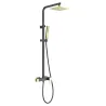 Colonne de Douche Balcaz noir mat/or